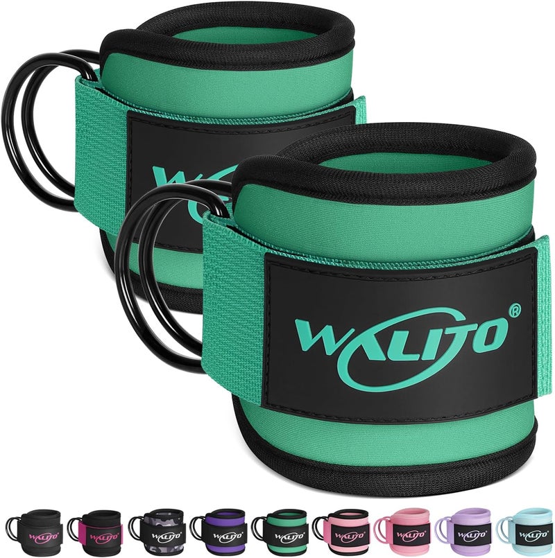 WALITO Gym Ankle Straps for Cable Machines Women & Men - Glute Kickback Ankle Cuff, Adjustable Cable Machine Accessories for Leg Extensions, Hip Abductors & Lower Body Workouts - Image 1